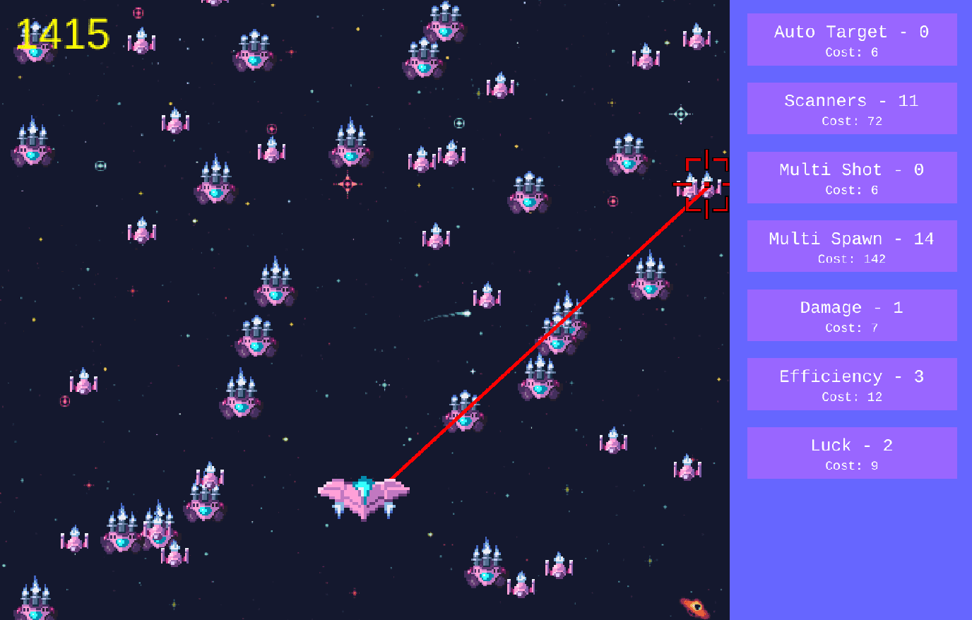 Phaser Space Game